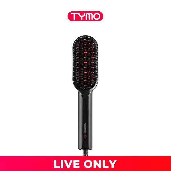 TYMO iONIC PLUS Hair Straightener Brush with Smooth Bristles