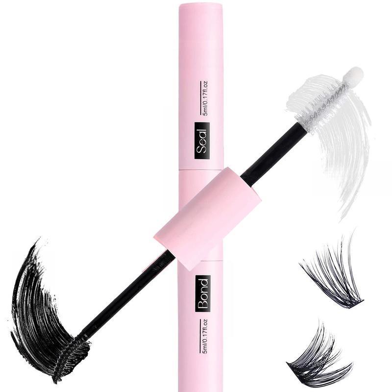 Double-ended Eyelash Glue for Gifts, 1 Count Waterproof False Eyelash Brush, Sticky Eyelash Glue for Eyelash Extensions, Eyelash Glue for Cluster & Separated & Individual Eyelashes