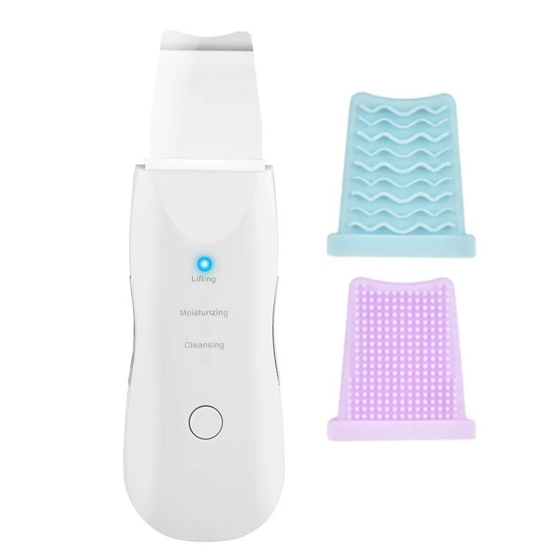 Ultrasonic Skin Scrubber Vibration Face Spatula Blackhead Remover Shovel Clean Cavitation Peeling Facial Lifting Comfort