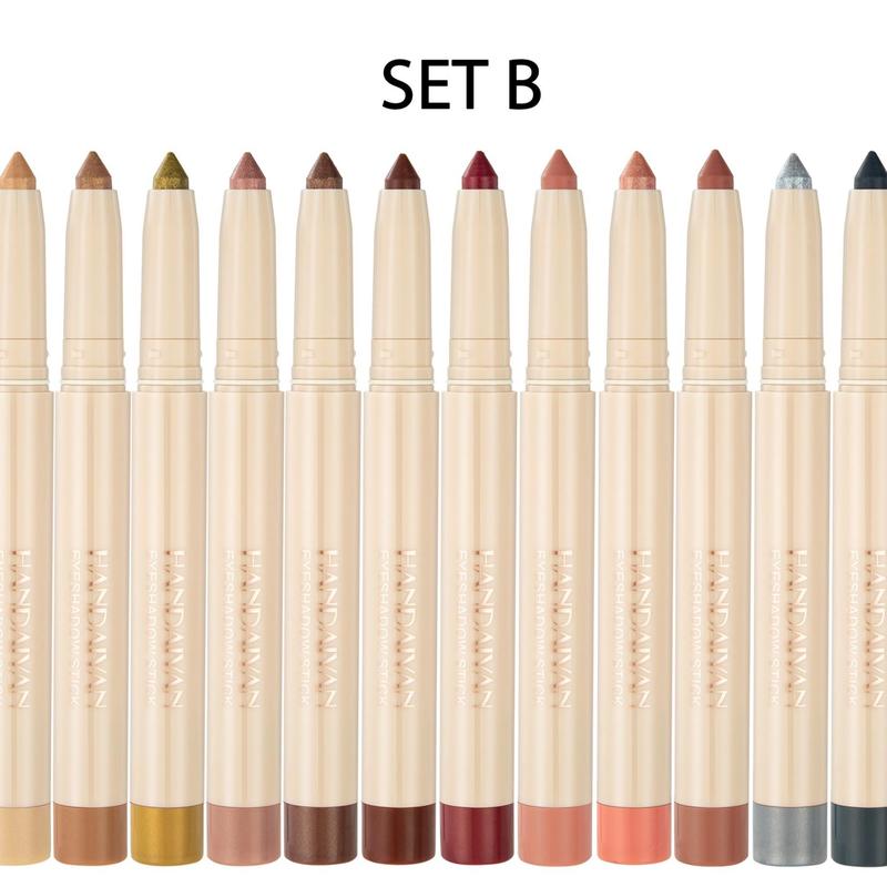 12pcs Long Lasting Eyeshadow Pen Set, Waterproof Eye Shadow Pen, Eye Makeup Tool for Women