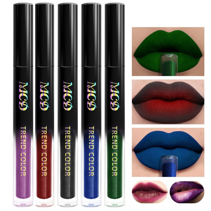 Long Lasting Lip Gloss, 1 Count Waterproof Lip Glaze, Velvet Lip Gloss, Suitable for All Occasions Lip Makeup, Girls and Women Makeup Accessories