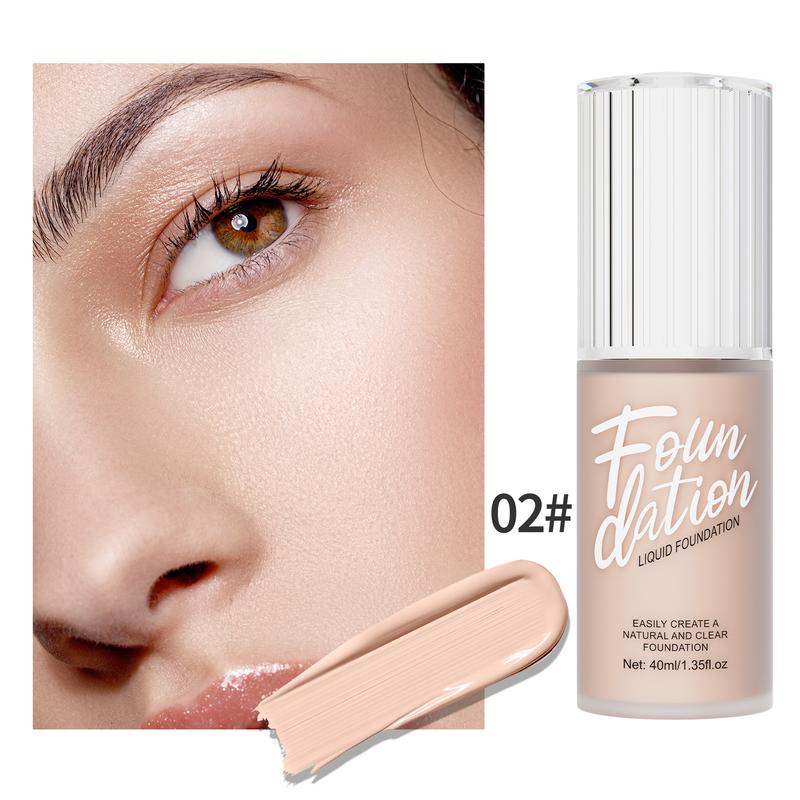 Color Changing Liquid Foundation Just Blend to Change Skin Tone, White Full Coverage Foundation, Makeup Foundation BB Concealer 40ml Makeup Cream Powder Cosmetic