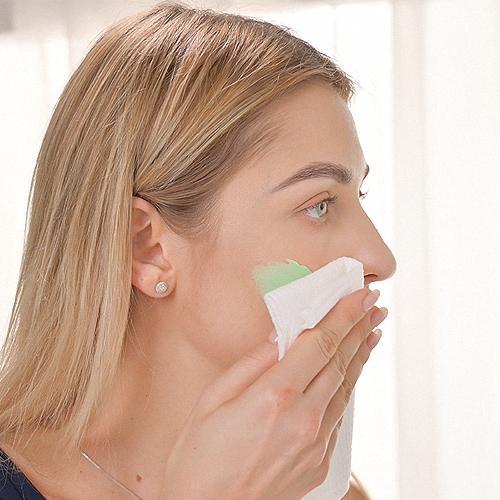 Ditoi Disposable Face Towels Soft Absorbent Thick Biodegradable Dry Makeup Remover Wipes