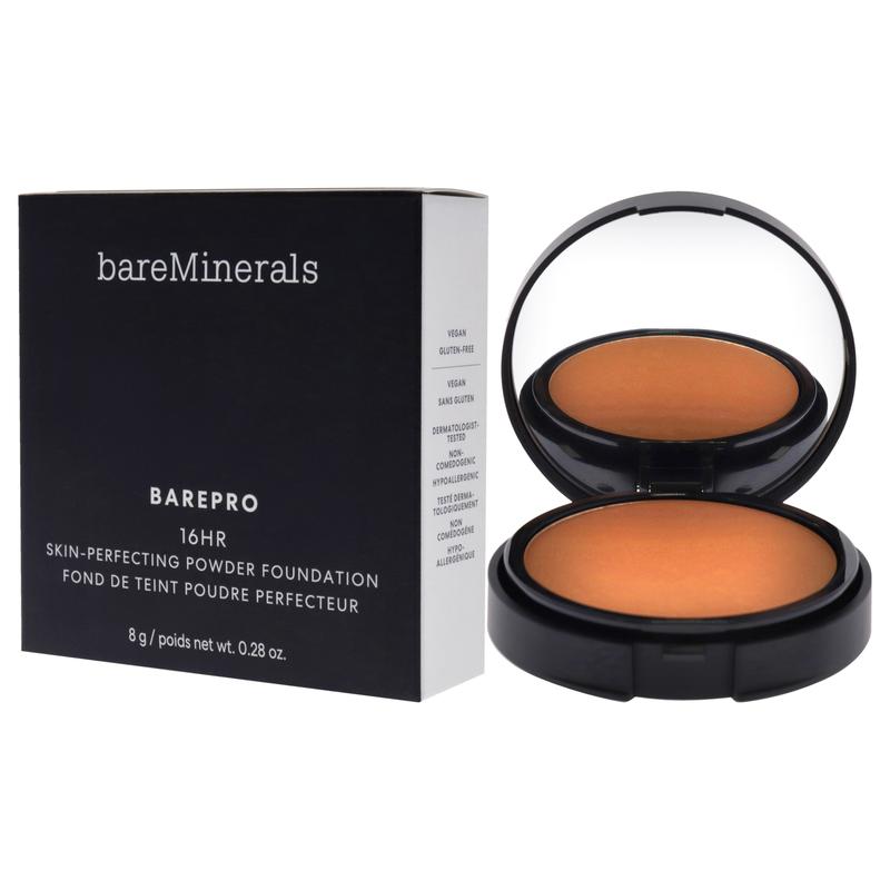 Barepro 16HR Skin Perfecting Powder Foundation - 45 Medium Deep Warm by bareMinerals for Women - 0.28 oz Foundation