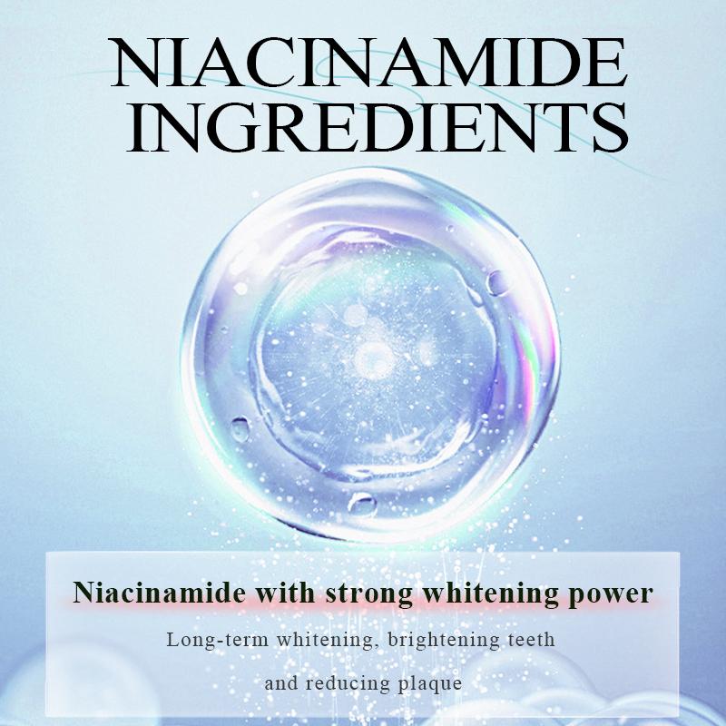 Niacinamide Whitening Toothpaste, whitening Toothpaste, Nicotinamide Toothpaste,Complete Care Toothpaste, Fresh Breath Toothpaste, Remove Tooth Stains（Good whitening effect）