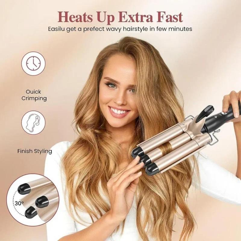 22 25mm Electric Hair Curler, 1 Count Professional Ceramic Hair Curler, Hair Styling Tool for Home & Salon Use, Hair Curling Iron for Women & Girls