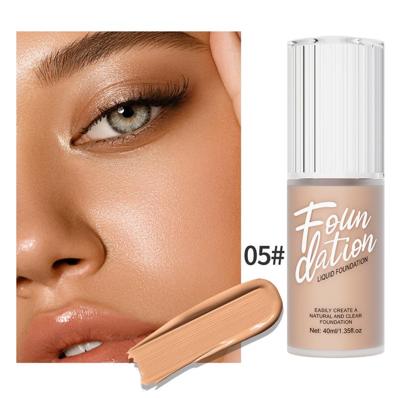 Color Changing Liquid Foundation Just Blend to Change Skin Tone, White Full Coverage Foundation, Makeup Foundation BB Concealer 40ml Makeup Cream Powder Cosmetic