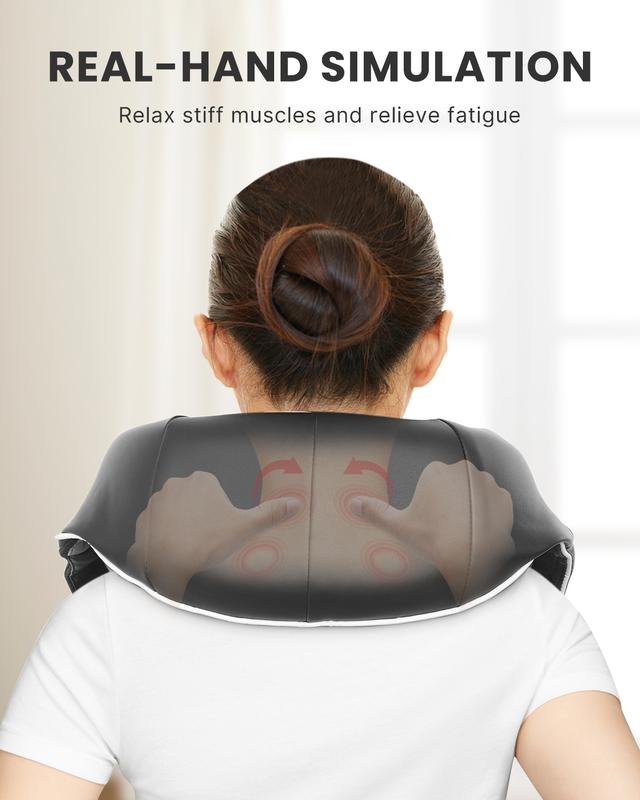 RENPHO Shiatsu Neck and Shoulder Back Massager with Heat