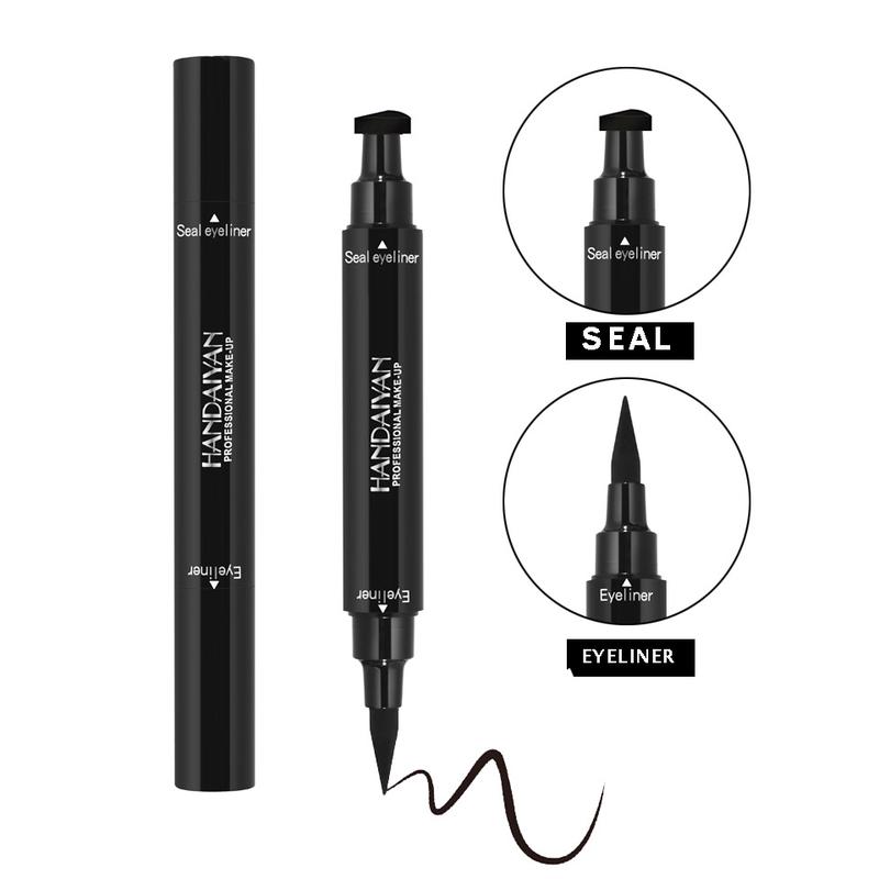 Double-ended sealed eyeliner two-in-one long-lasting waterproof and non-fading color makeup and cosmetics mix Blend