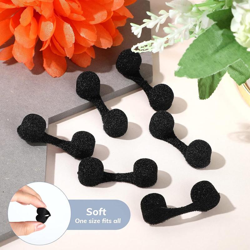 100 Pieces Nose Plug Filter Disposable Nose Dust Filters Nostril Filters Spray Nose Filter Sponge Nose Plugs for Women Men Sunless Spray Tanning Outdoor Dust Construction Areas (Black)