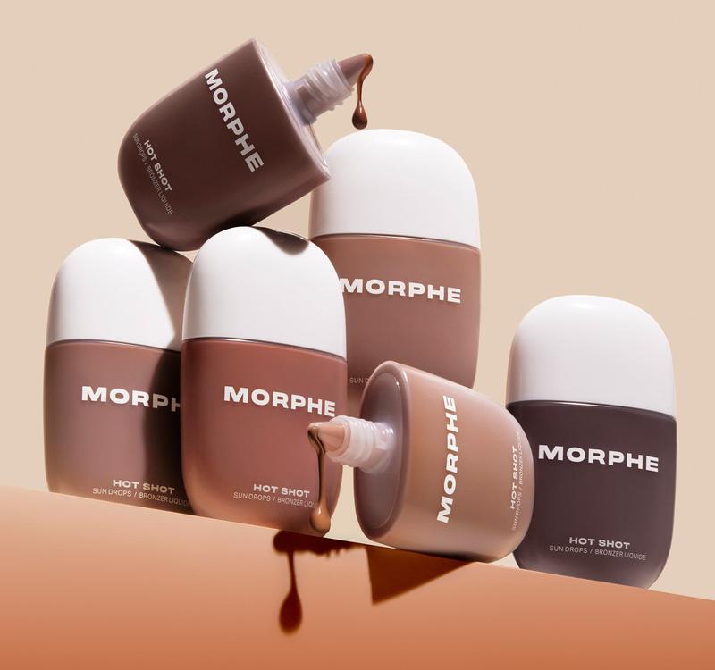 Morphe Hot Shot Sun Drops, Bronzer Drops, Bronzing Drops, Buildable Bronzer