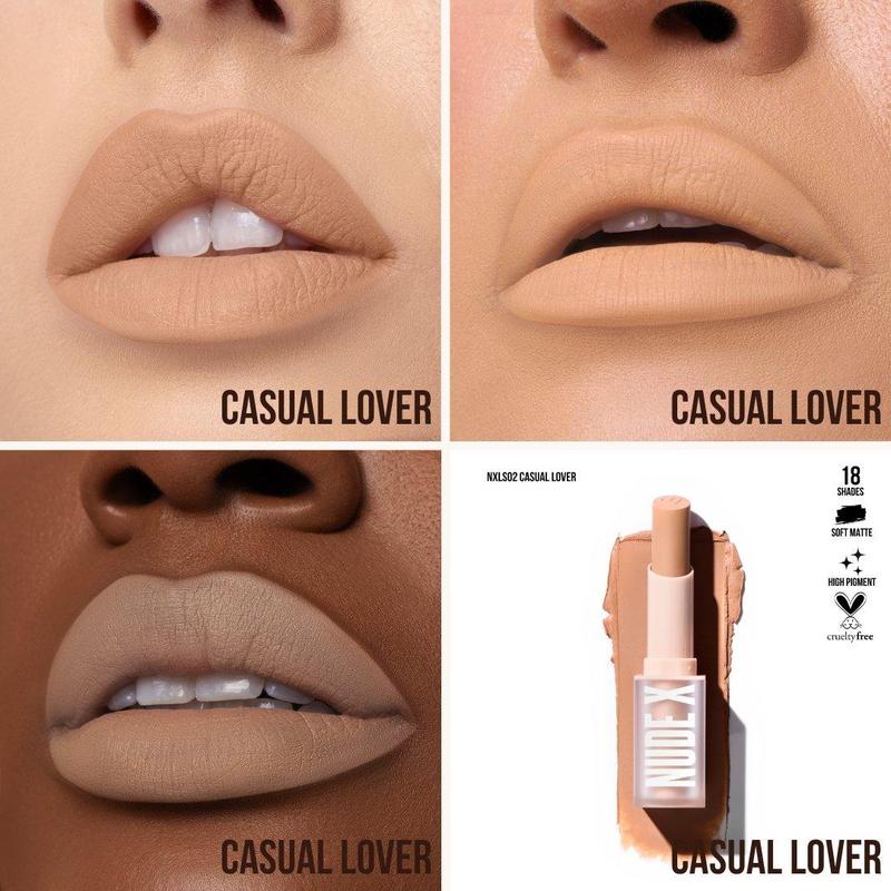 Nude X Soft Matte Lipstick