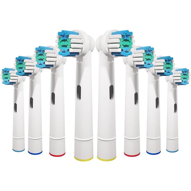 8 count Replacement Toothbrush Heads Compatible with Oral B Braun, Professional Electric Toothbrush Brush Heads Refills for Oral-B Pro 500 750 1000 1500 3000 3757 5000 7000 7500 8000