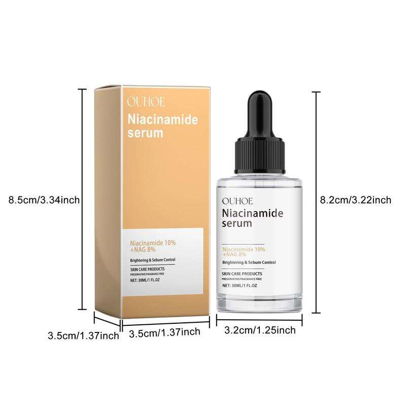 Niacinamide Serum, 1 Box 2 Boxes Moisturizing Skin Care Serum, Brightening & Oil Control Essence, Hydrating Nourishing Skin Care Product for Women & Men