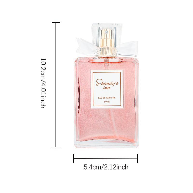 50ml Women's Perfume, Long Lasting Refreshing Rose Scented Perfume, Elegant Fragrance Gift for Women, Trendy Perfume for Party and Daily Life