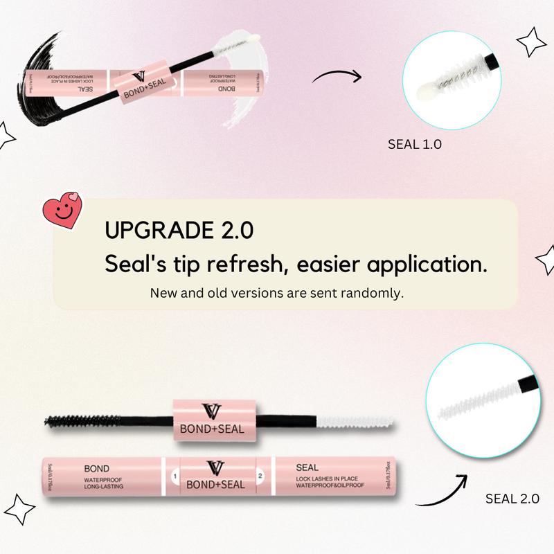 VAVALASH DIY Cluster Lash Kit, Lash Bond&Seal, Remover, Lash Tweezer for DIY Eyelash Extension at Home For Girl Make up Makeup Cosmetic Eyelashes Extensions