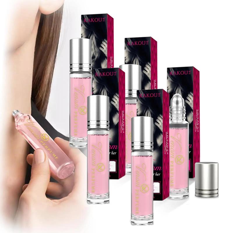 Women's Elegant Fragrance Rollerballs, 5 Counts Natural 1.5 Hours Perfumes for Dating Party Outdoor Entertainment, Perfume for Women, Fall Gift