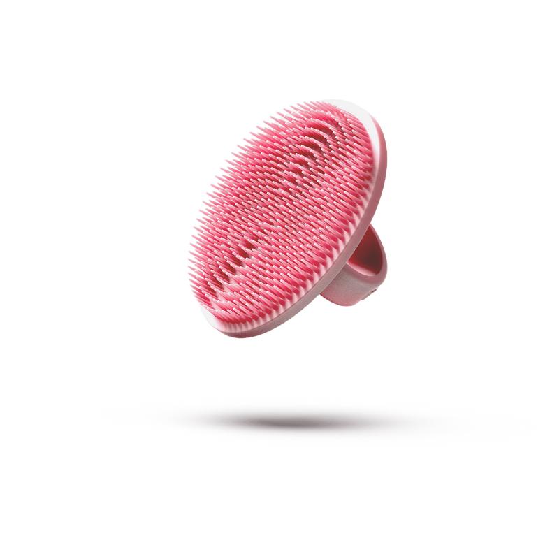 Face Scrubber - Handheld deep Cleansing Exfoliating Facial Brush. Fights Acne with Gentle, Silicone-Like Bristles, Long Lasting & Hypoallergenic