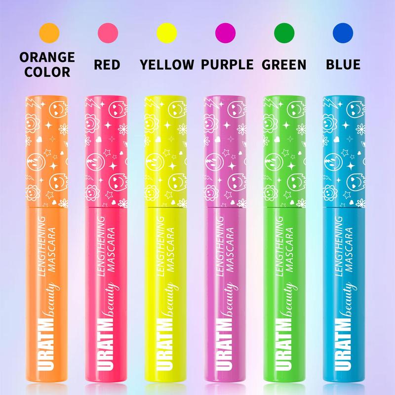 Glitter Colorful Mascara, Long Lasting Shimmering Mascara, Eyelash Makeup Tool for Women & Girls, Eye Makeup Product for Party, Daily Use