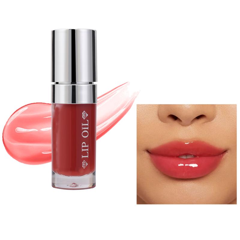 Hydrating Lip Glow Oil Lipstick Gloss Transparent Balm Natural Lip Plumper Gloss  Makeup   Skincare Moisturize Lipgloss Moisturizer Moisture