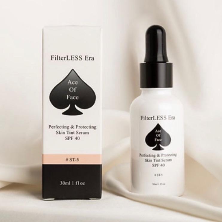 Ace of Face SPF Skin Tint Serum Hyaluronic Acid Hydrating Dry Skin Alcohol Free Sensitive Skin Fragrance Free All Skin Types All Skin Types Oil Control