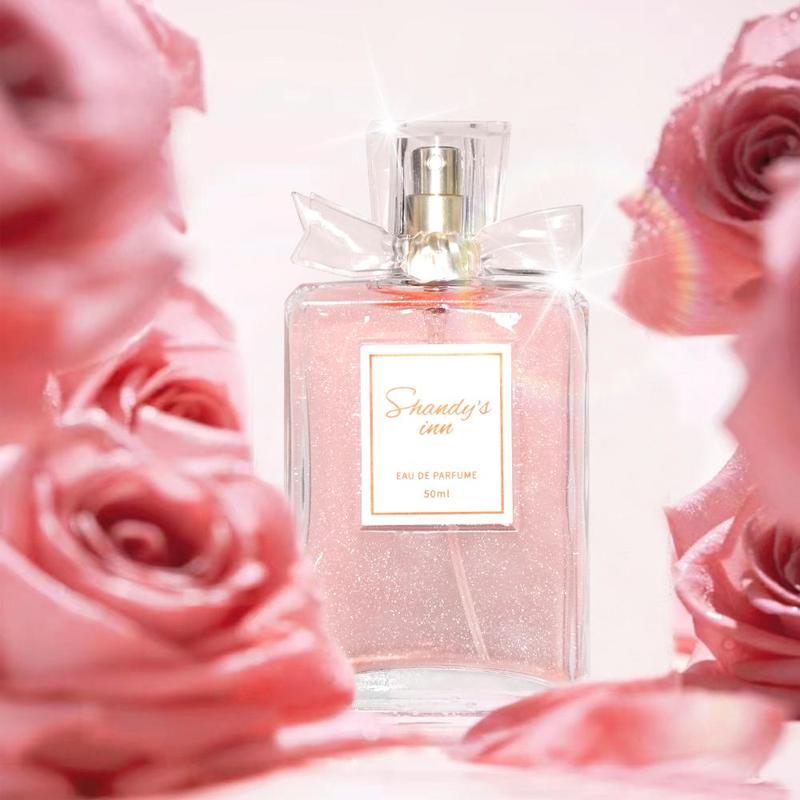 50ml Women's Perfume, Long Lasting Refreshing Rose Scented Perfume, Elegant Fragrance Gift for Women, Trendy Perfume for Party and Daily Life