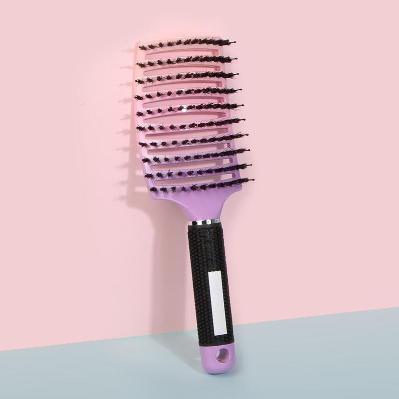 Hair Brush, Curved Vented Brush for Blow Drying, Detangling Hair Brushes for Women Men, Professional Hair Styling Brush for Wet Dry Curly Thick Straight Frizz Hair, Gift for Girlfriend, Heatless Styling Tools