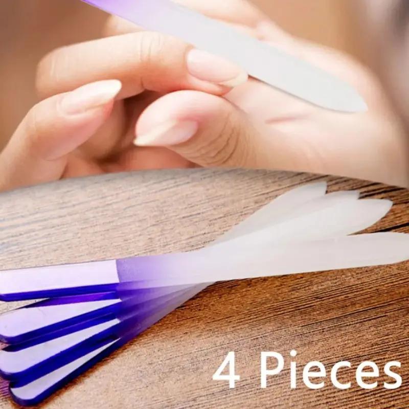 Double Sided Nail File, 10pcs Nail Care Tools for Natural Nails and Acrylic Nails, Nail Art Tools for Women & Girls