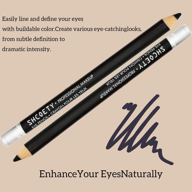 Long Lasting Waterproof Eyeliner Pen, 6 Counts set Eye Makeup Eyeliner Pencil, Beauty & Personal Care Tool for Women & Girls