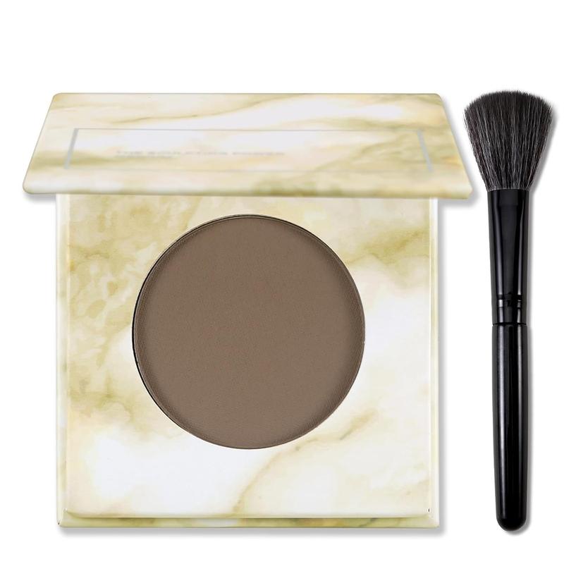 Matte Grey Contour Palette, Cool Toned Face Sculpting Bronzer Pressed Powder Contour, Lightweight, Ultra-Blendabled, Multiuse Baked Contouring Makeup for Light Skin Tone, 01 Grey Brown jeffree star  org 2 palette