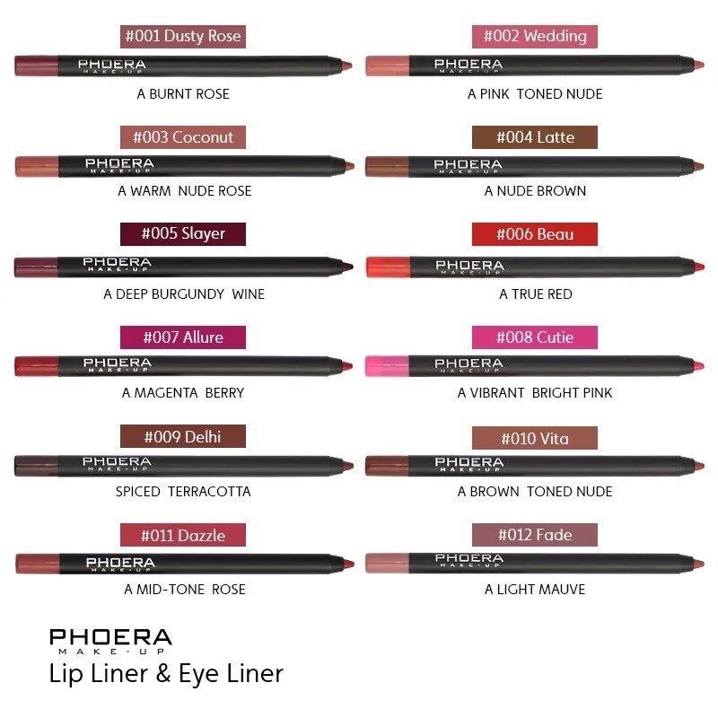 Waterproof Matte Smooth Lipliner Pencil Red Contour Tint Lipper Lipsticks Non-stick Lip Liners Moisturising Lipstick Makeup