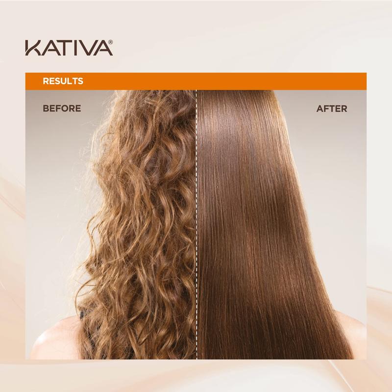 Kativa Brazilian Keratin Kit (Alisado Brasileño) – 12-Week Treatment with Organic Keratin & Argan Oil for Salon Results at Home