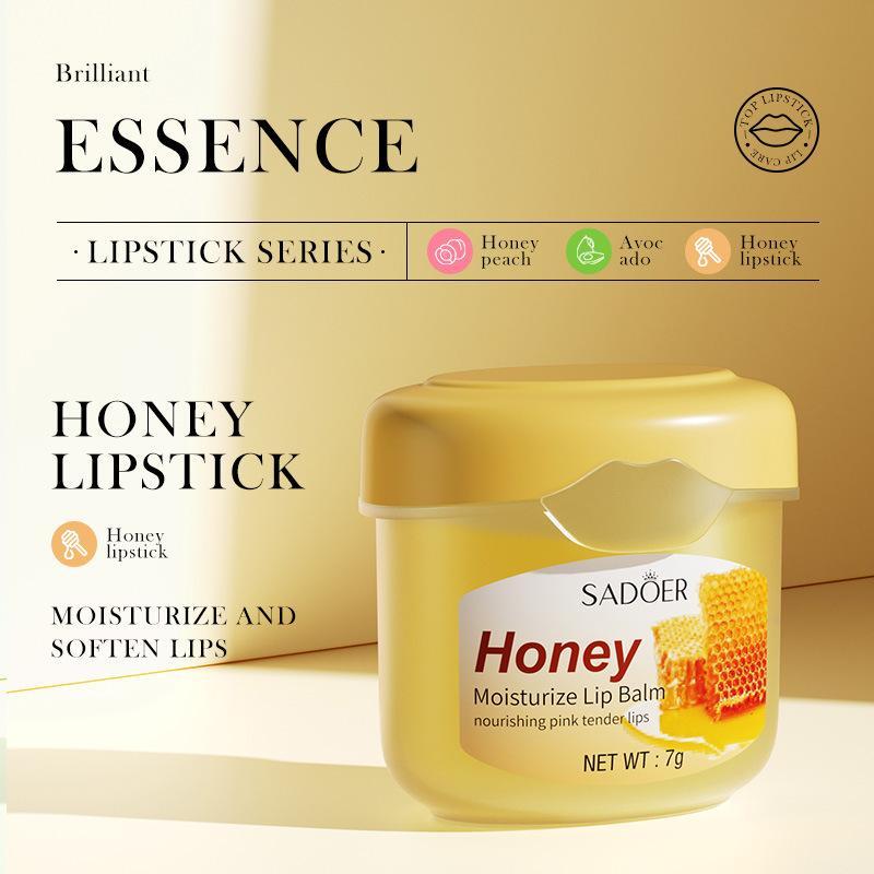 Moisturizing Honey Lip Balm, Anti-Cracking Lip Stick, Hydrating Lip Balm Prevents Dry Cracks, Lip Care Product