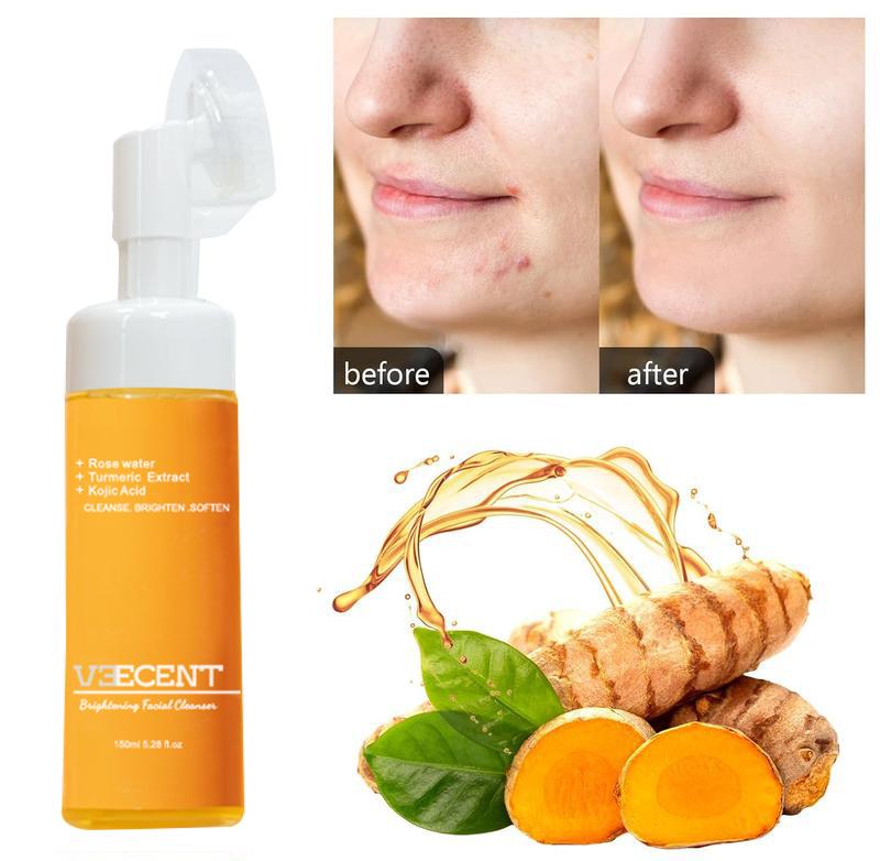 Turmeric Kojic Acid Facial Cleanser + Turmeric Hyaluronic Acid Serum Kit Skincare