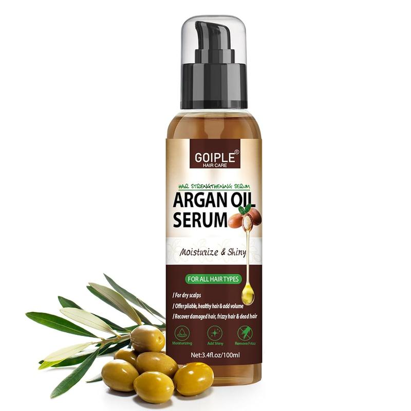 Argan Protein Hair Oil Serum Argan Oil Styling &  Oil - Anti Frizz Control Nourishes & Repair Argan Oil for Dry Damaged Hair & Sclap Heat Protectant Serum for Shine Prevent Hair Burns