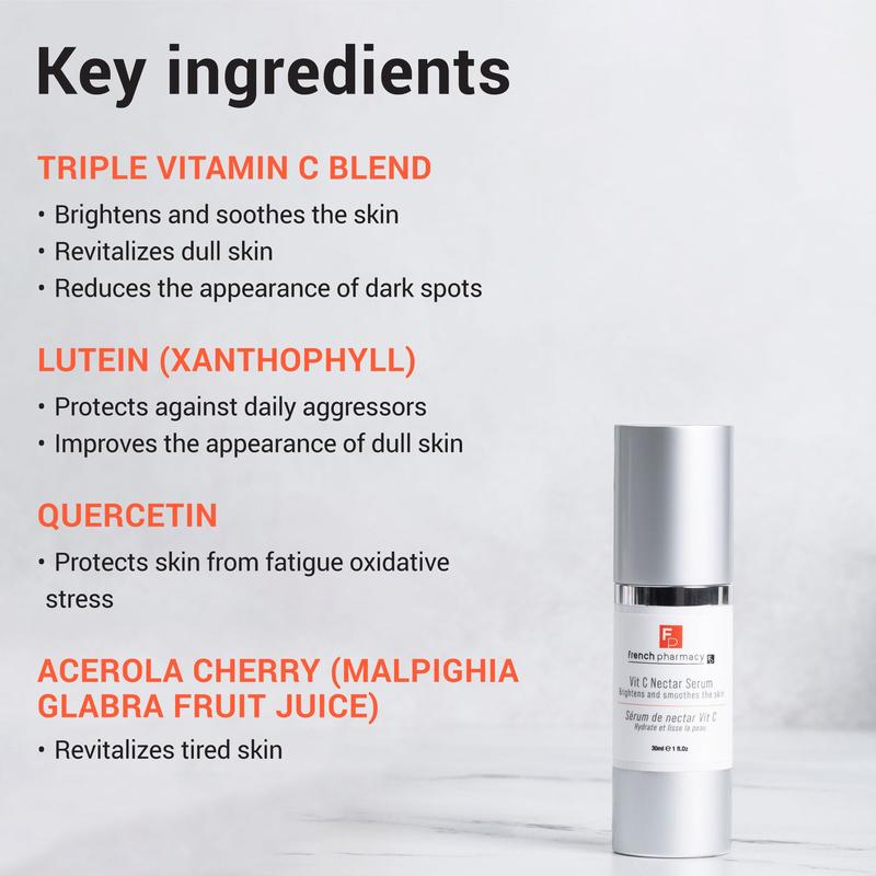 FrenchPharmacy Radiant Triple Vitamin C Nectar Serum Gentle Lightweight