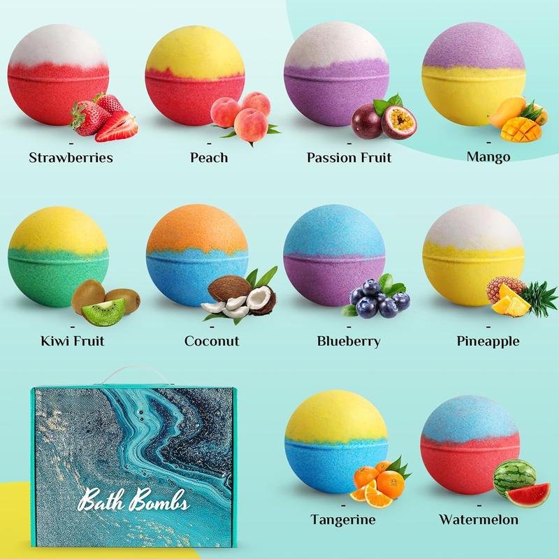 Bath Bombs for Women Gifts Set - 20Pcs Natural Organic Essential Oils Handmade Bubble Bath Bombs for Kids, Self Care Gifts for Women, Birthday Gifts for Women Her Mom