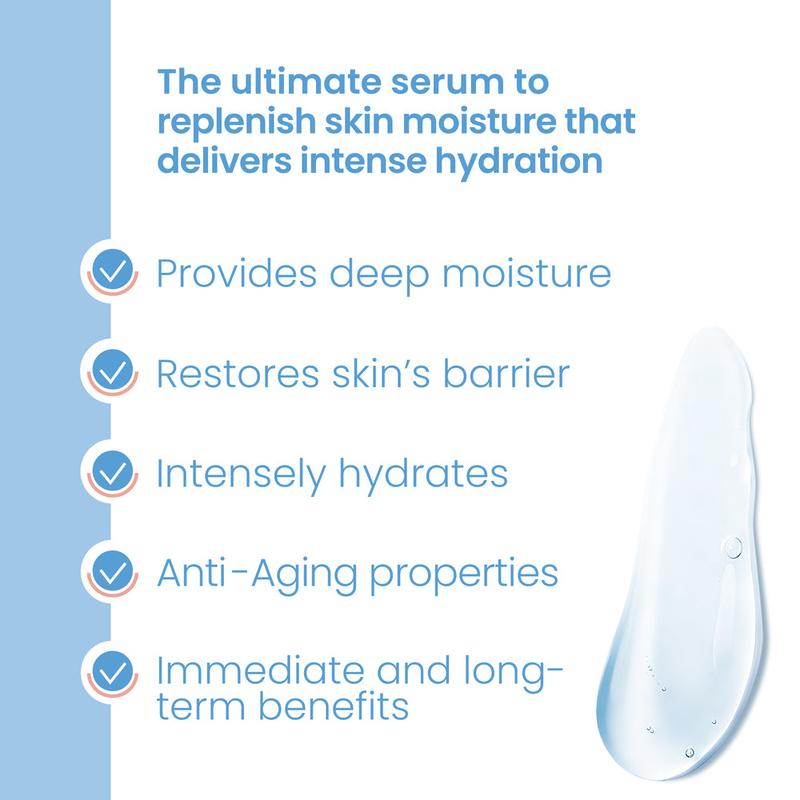 Pure Daily Care Hyaluronic Serum for NuDerma Wands - Long Lasting Hydration and Plumping for Silky-Soft, Hydrated Skin - Moisture, Skincare Comfort Skin Repair