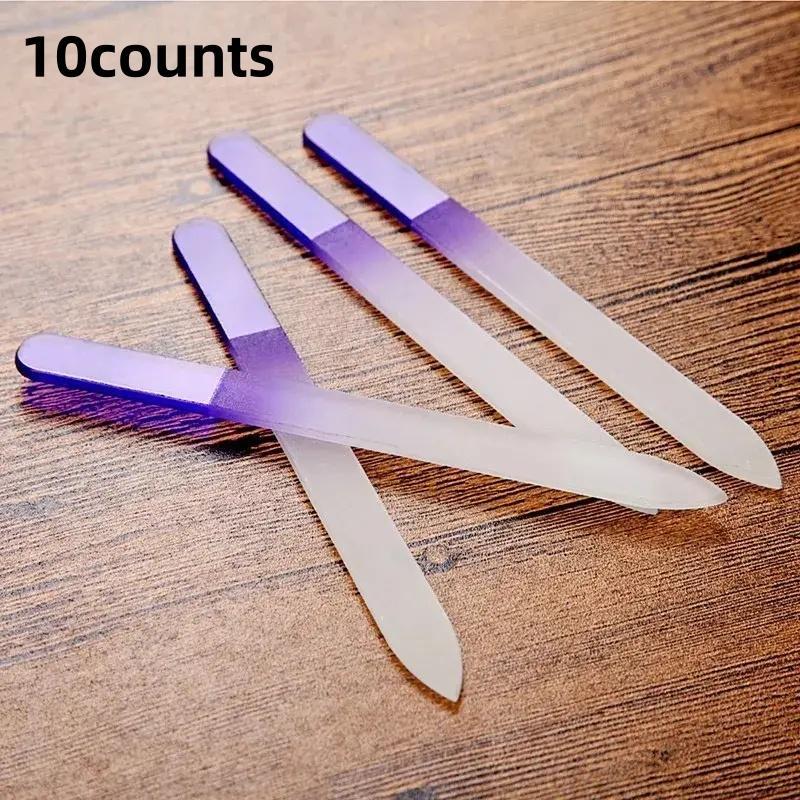 Double Sided Nail File, 10pcs Nail Care Tools for Natural Nails and Acrylic Nails, Nail Art Tools for Women & Girls