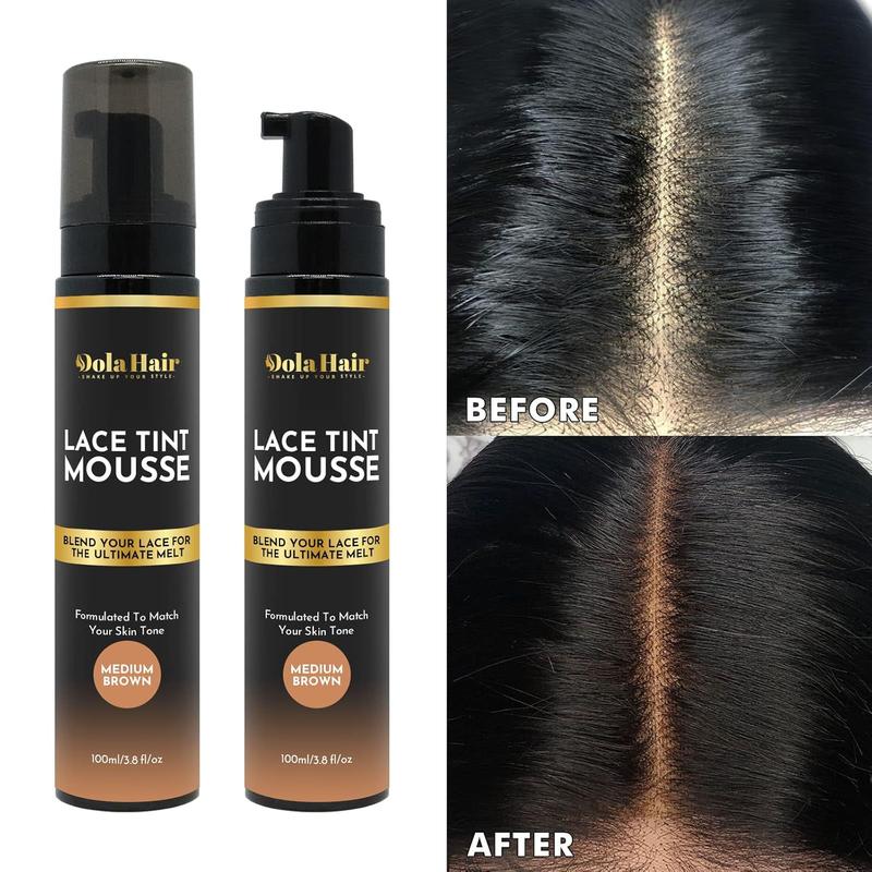 Dolahair Lace Glue Kit Lace Tint Mousse Wig Glue Kit complete set lace front kit wig installation kit wig melting kit Melting Spray for Lace Wig Melt Wig Essentials