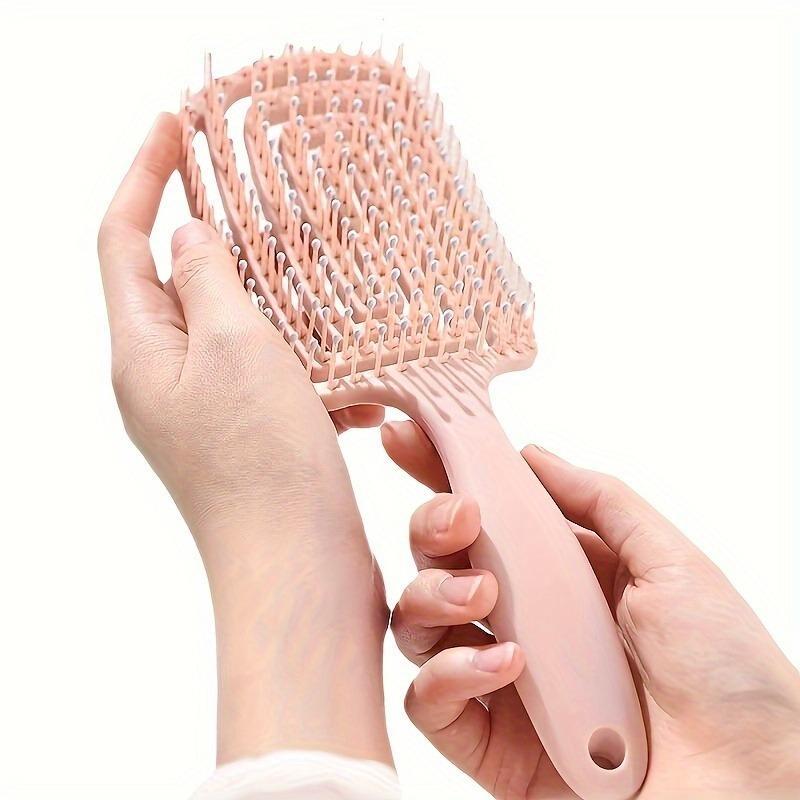 Hair Brush Set, 2 Counts set Hair Detangling Brush, Versatile Finishing Comb for Wet & Dry Hair, Smooth, Knot-free Hairdressing Tool, Hair Products, Christmas Gift