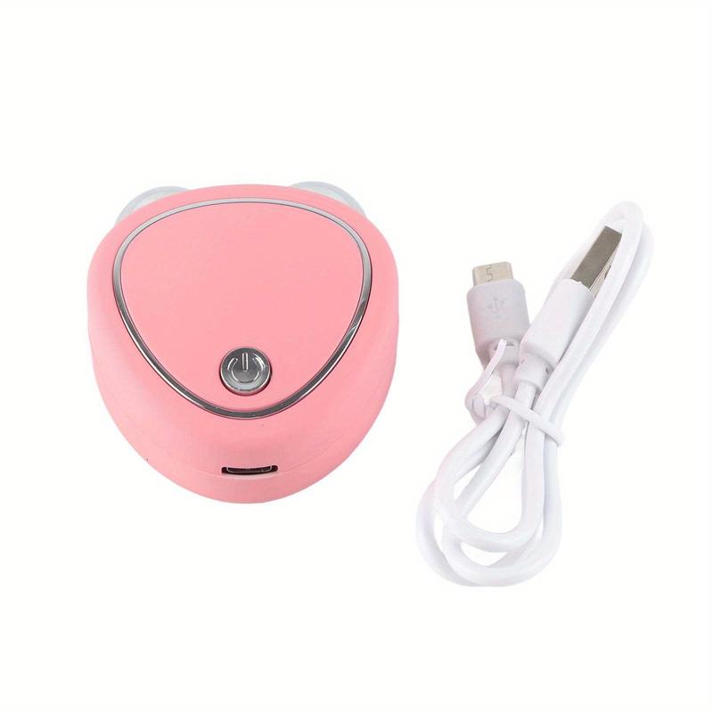 Microcurrent Facial Massager Reduce Double Chin Handheld Face Lifting USB Portable Heart Shape Face Sculpting Device