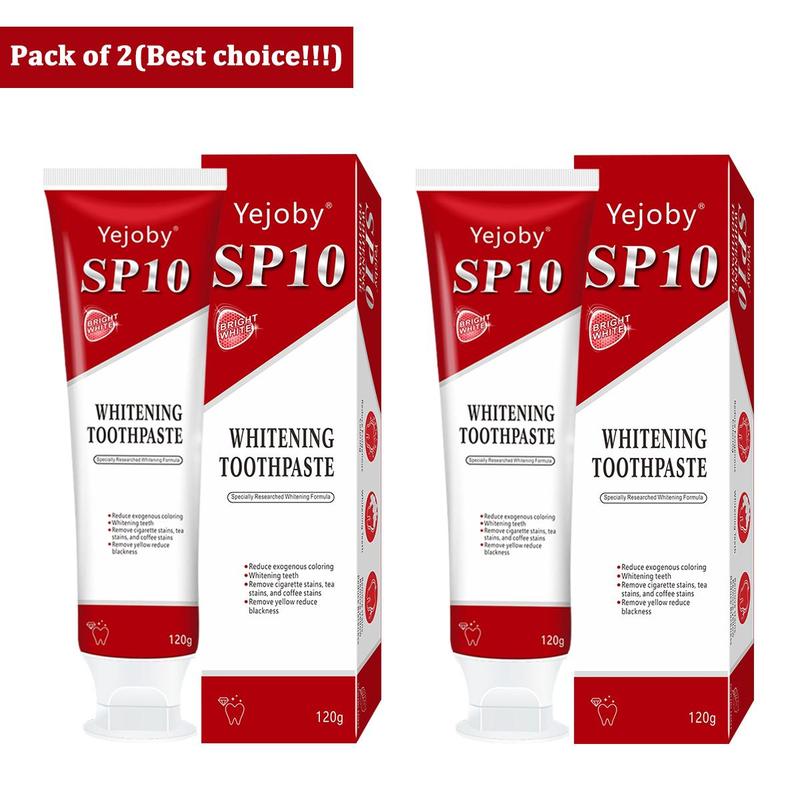 [+5$Get 2Pcs] Sp10 Probiotic Toothpaste,Sp-10 Ultra Whitening Toothpaste,Probiotics Bright White Toothpaste,Sp-10 Probiotic Toothpaste,Sp10 Toothpaste,Fresh Breath,Deep Cleaning Care Toothpaste oral health niacinamide toothpaste