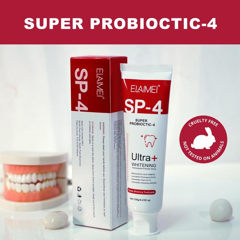 Super Probiotic Toothpaste, Long Lasting Refreshing Oral Care Fresh Breath Toothpaste, Beauty & Personal Care Product for Men & Women