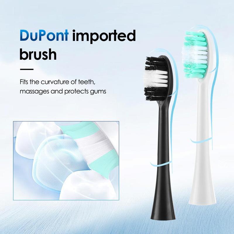 6-speed Adjustment Electric Toothbrush with Replacement Brush Head, 1 Set Waterproof Type C Charging Deep Cleansing Protecting Gums Toothbrushes for Adults