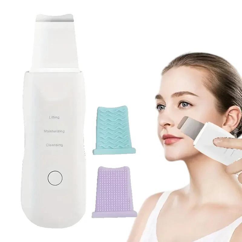 Skin Scrubber Face Spatula Skin Spatula Blackhead Remover with 3 Modes Skin Care Tools