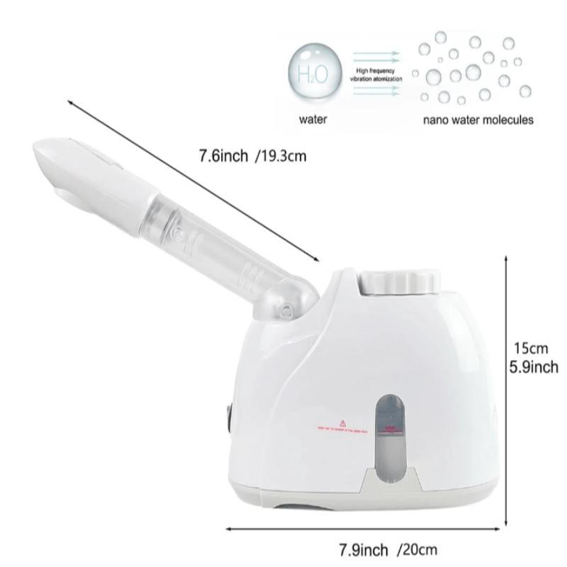 Facial Mist Steamer, 360° Rotatable Face Steamer, Hot Mist Humidifier Steamer for Face Spa Sinuses Moisturizing, Home Use Or Salon, Skincare Tools