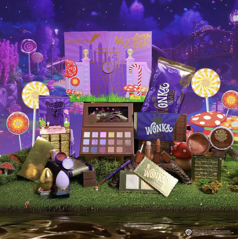 Willy Wonka x Glamlite Makeup Set