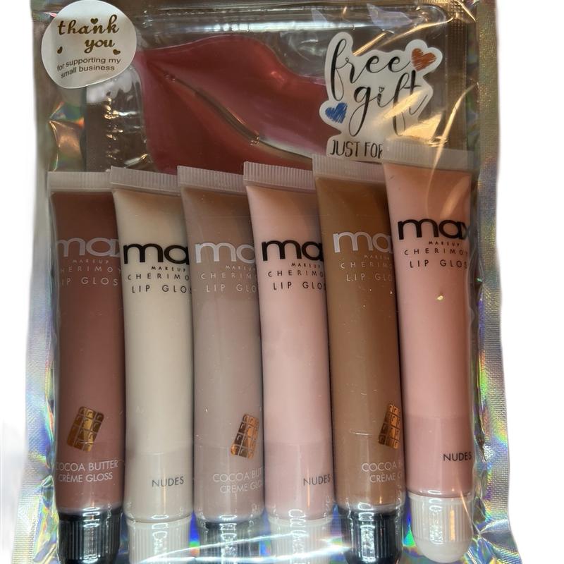 Nude Lip Gloss Bundle Lipstick Makeup lipbundles