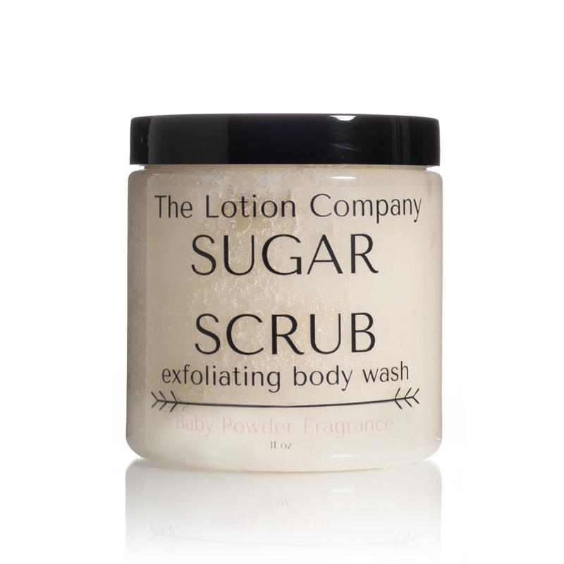 Sugar Scrub Exfoliating Body Wash by The Lotion Company (11 ounces) for bath + shower exfoliating scrub sugarscrub Body Care Moisturizing Gentle